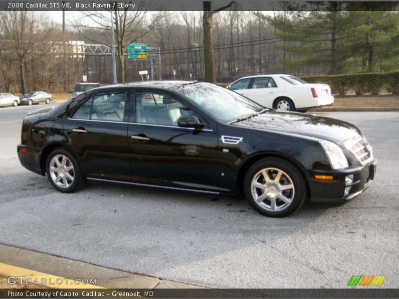 Black Raven / Ebony 2008 Cadillac STS V8