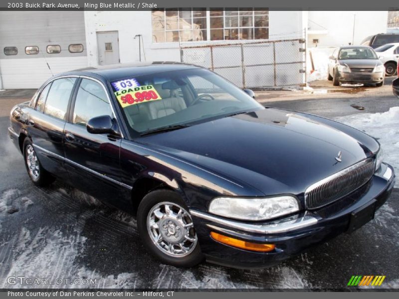 Ming Blue Metallic / Shale 2003 Buick Park Avenue