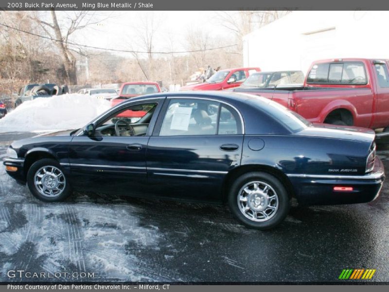 Ming Blue Metallic / Shale 2003 Buick Park Avenue