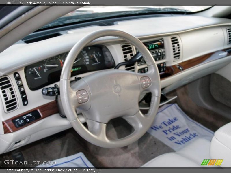 Ming Blue Metallic / Shale 2003 Buick Park Avenue