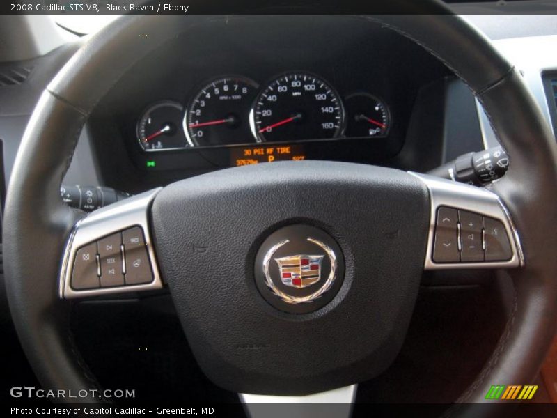 Black Raven / Ebony 2008 Cadillac STS V8
