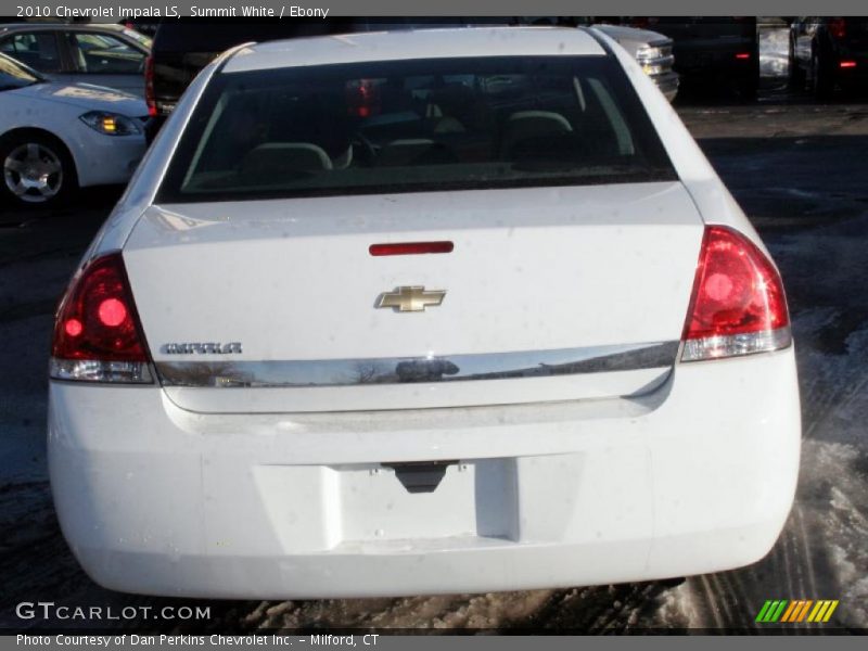 Summit White / Ebony 2010 Chevrolet Impala LS