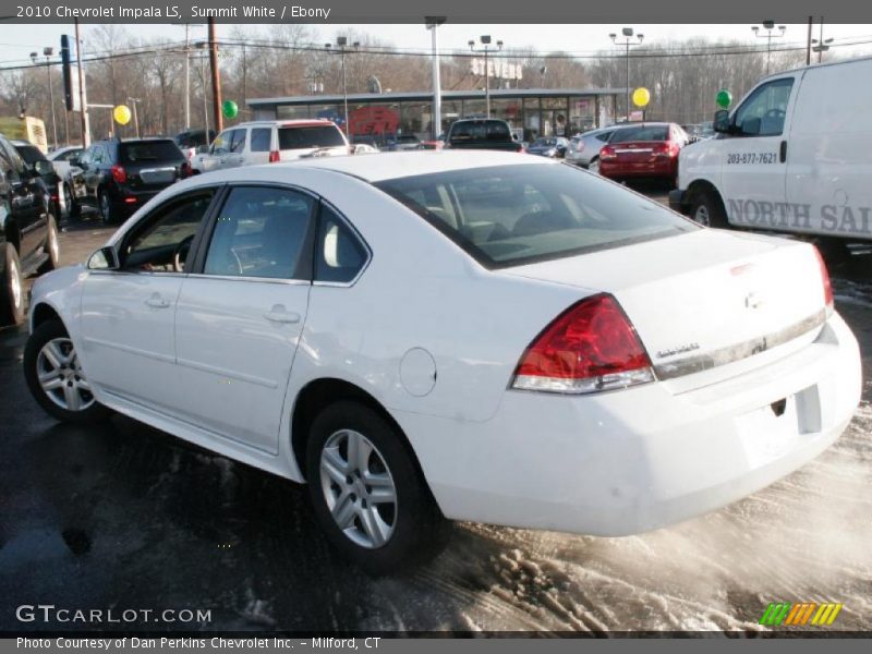 Summit White / Ebony 2010 Chevrolet Impala LS