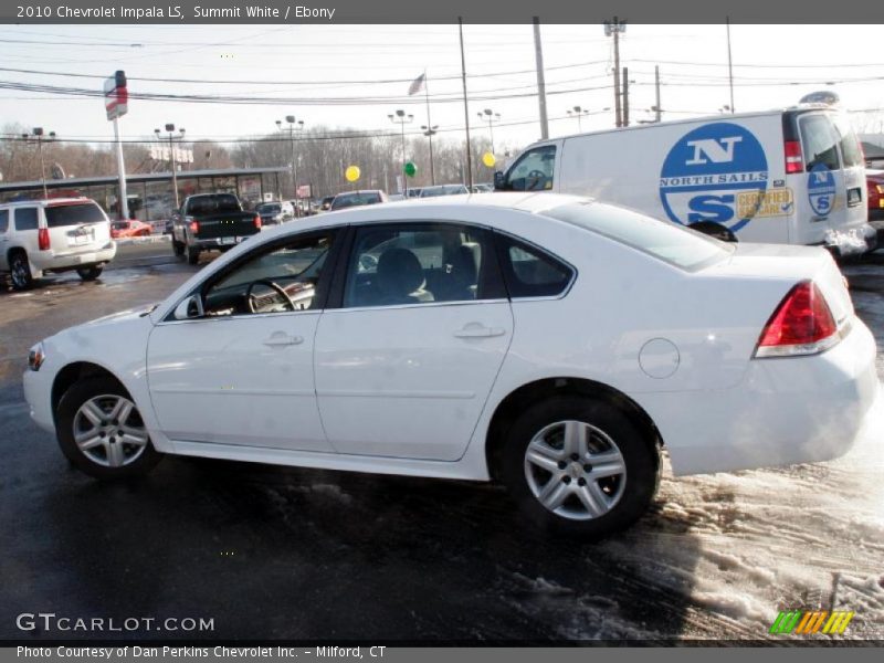 Summit White / Ebony 2010 Chevrolet Impala LS