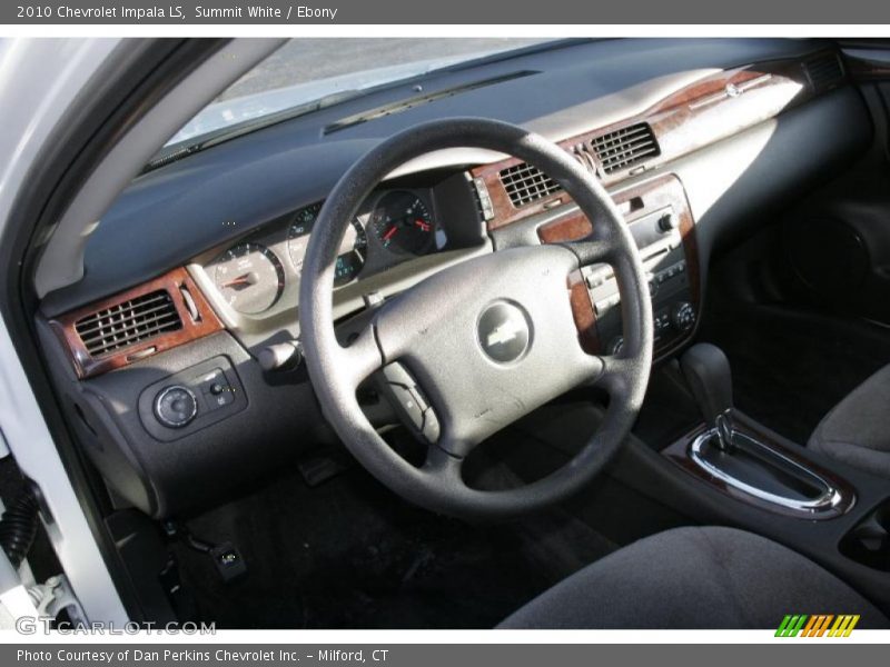 Summit White / Ebony 2010 Chevrolet Impala LS
