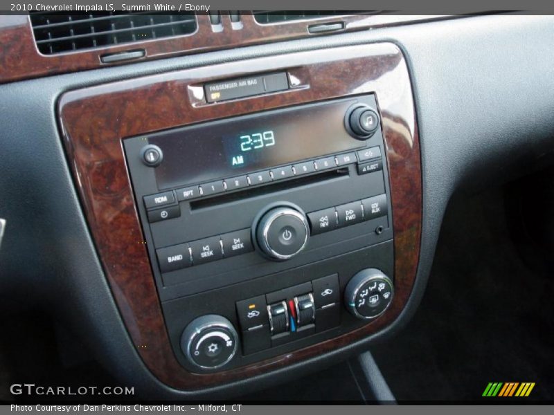 Controls of 2010 Impala LS