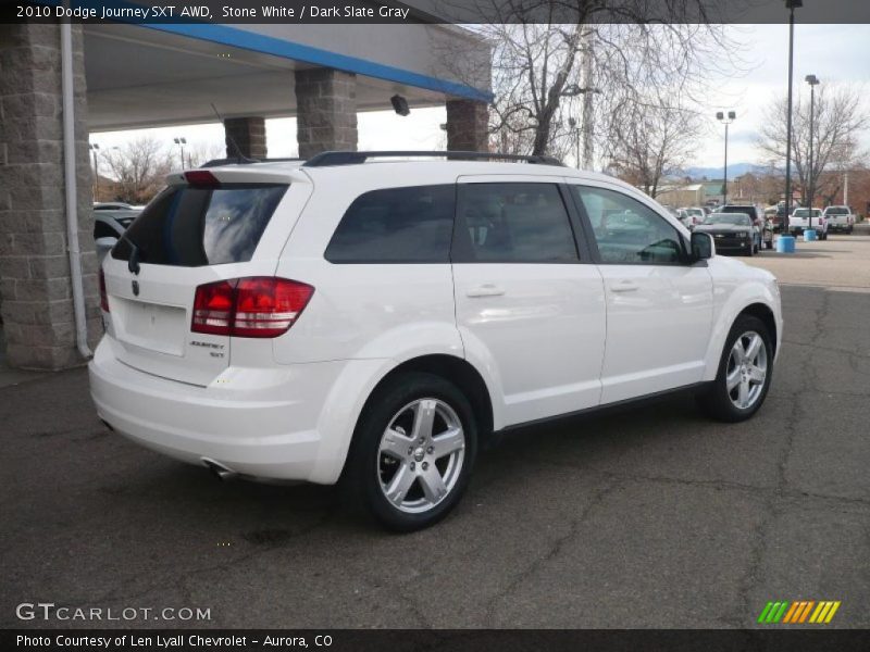 Stone White / Dark Slate Gray 2010 Dodge Journey SXT AWD