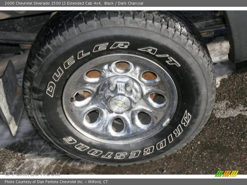 Black / Dark Charcoal 2006 Chevrolet Silverado 1500 LS Extended Cab 4x4