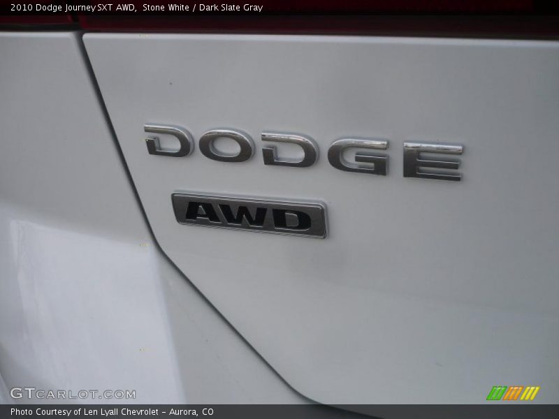 Stone White / Dark Slate Gray 2010 Dodge Journey SXT AWD