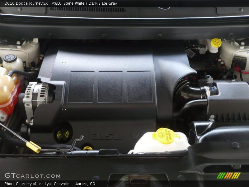 Stone White / Dark Slate Gray 2010 Dodge Journey SXT AWD
