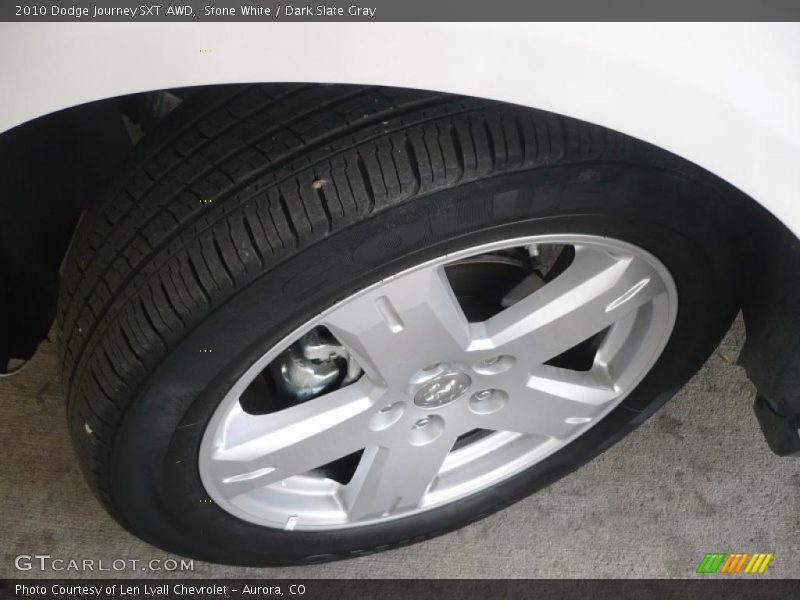 Stone White / Dark Slate Gray 2010 Dodge Journey SXT AWD