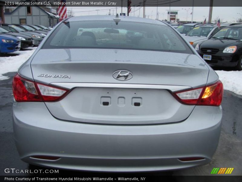 Iridescent Silver Blue Metallic / Gray 2011 Hyundai Sonata GLS