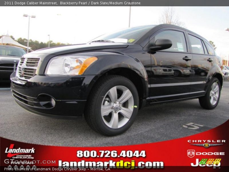 Blackberry Pearl / Dark Slate/Medium Graystone 2011 Dodge Caliber Mainstreet