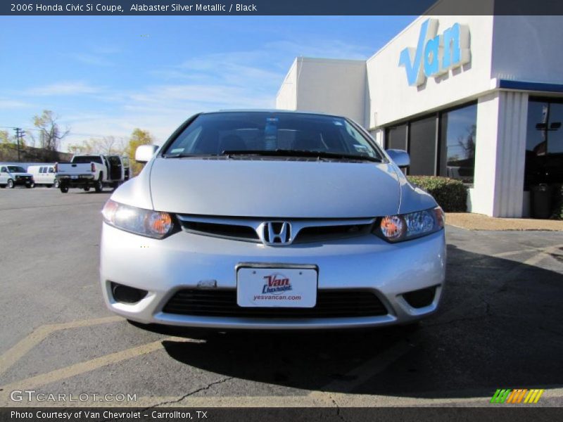 Alabaster Silver Metallic / Black 2006 Honda Civic Si Coupe