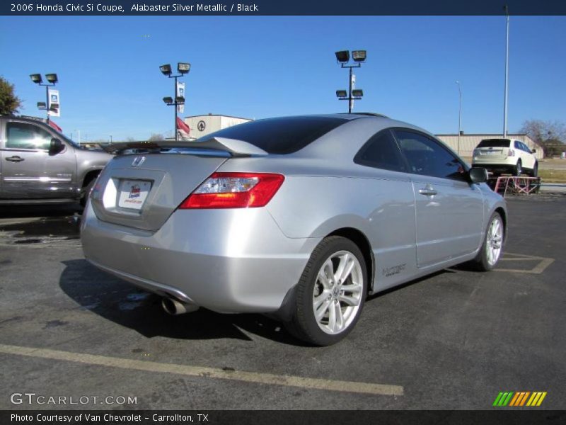 Alabaster Silver Metallic / Black 2006 Honda Civic Si Coupe