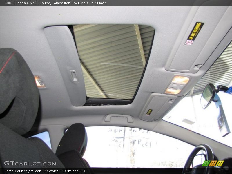 Alabaster Silver Metallic / Black 2006 Honda Civic Si Coupe