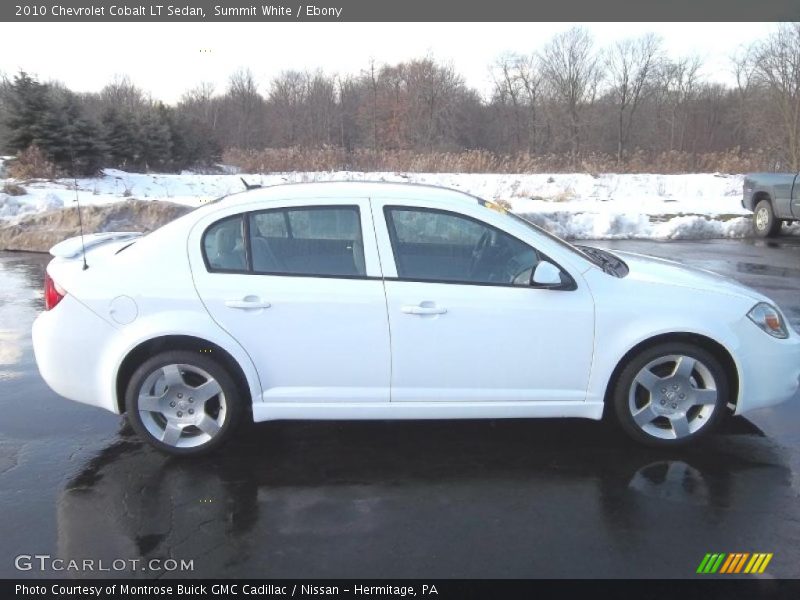 Summit White / Ebony 2010 Chevrolet Cobalt LT Sedan
