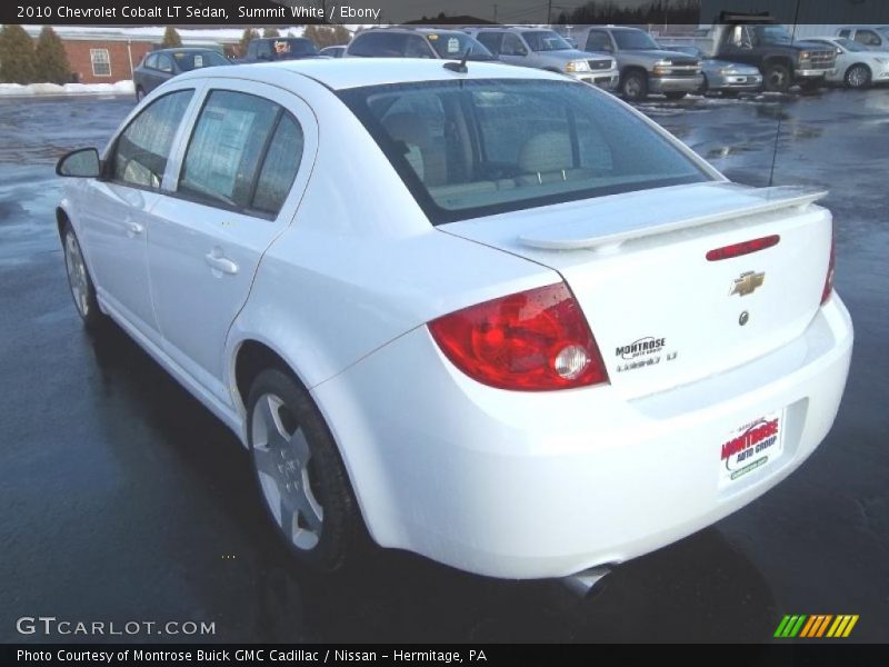 Summit White / Ebony 2010 Chevrolet Cobalt LT Sedan