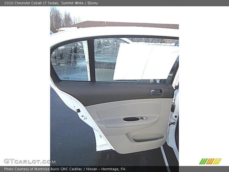 Summit White / Ebony 2010 Chevrolet Cobalt LT Sedan