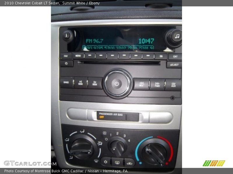 Summit White / Ebony 2010 Chevrolet Cobalt LT Sedan