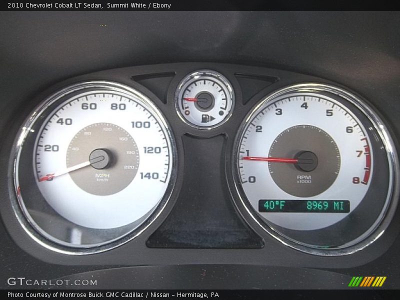 Summit White / Ebony 2010 Chevrolet Cobalt LT Sedan