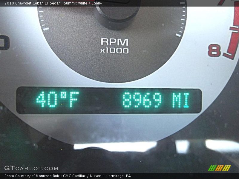 Summit White / Ebony 2010 Chevrolet Cobalt LT Sedan