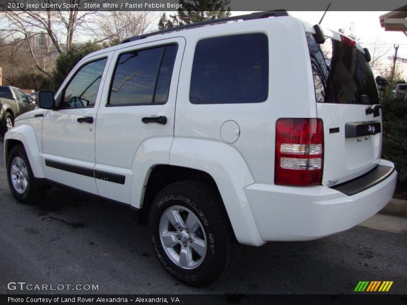 Stone White / Pastel Pebble Beige 2010 Jeep Liberty Sport
