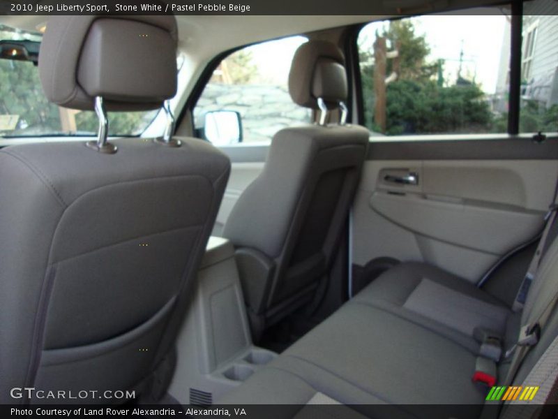 Stone White / Pastel Pebble Beige 2010 Jeep Liberty Sport