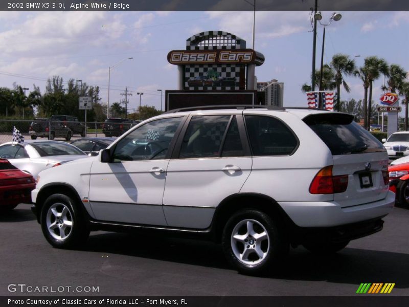 Alpine White / Beige 2002 BMW X5 3.0i