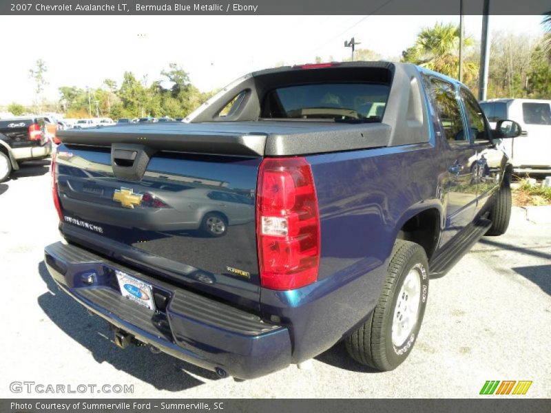 Bermuda Blue Metallic / Ebony 2007 Chevrolet Avalanche LT