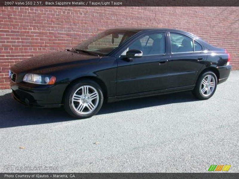 Black Sapphire Metallic / Taupe/Light Taupe 2007 Volvo S60 2.5T