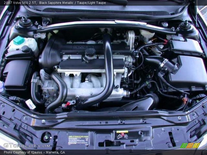 Black Sapphire Metallic / Taupe/Light Taupe 2007 Volvo S60 2.5T