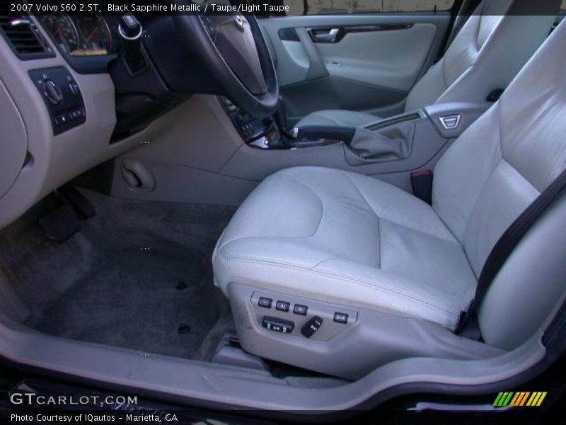 Black Sapphire Metallic / Taupe/Light Taupe 2007 Volvo S60 2.5T