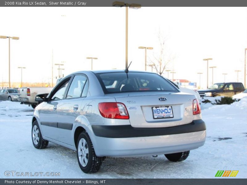 Silver Metallic / Gray 2008 Kia Rio LX Sedan
