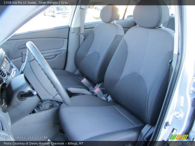 Silver Metallic / Gray 2008 Kia Rio LX Sedan