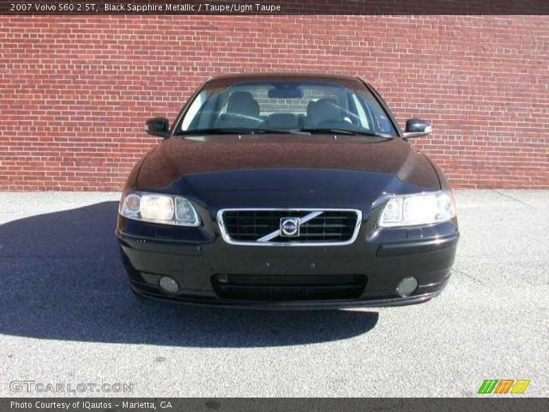 Black Sapphire Metallic / Taupe/Light Taupe 2007 Volvo S60 2.5T