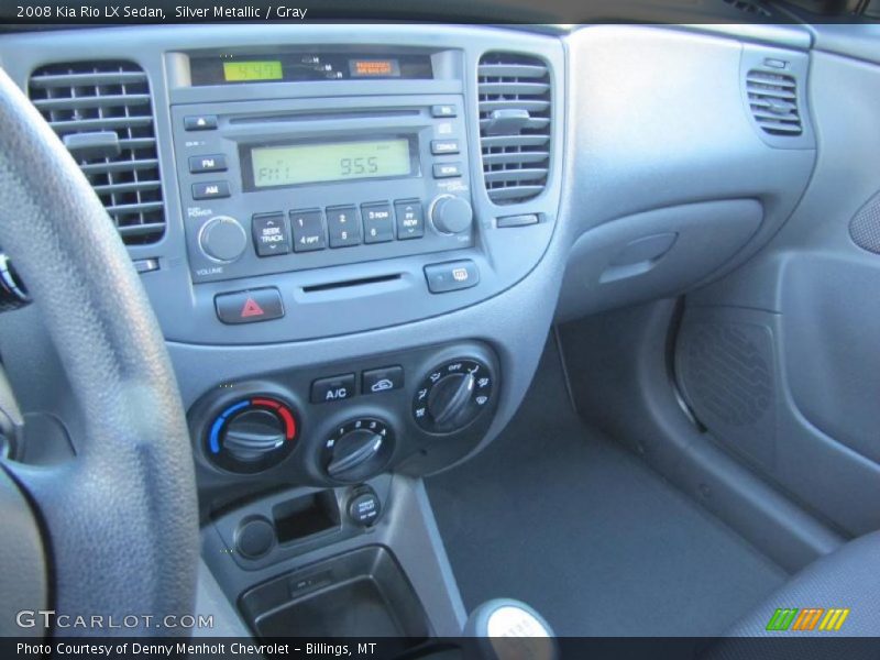 Silver Metallic / Gray 2008 Kia Rio LX Sedan