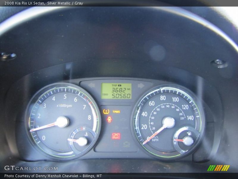 Silver Metallic / Gray 2008 Kia Rio LX Sedan