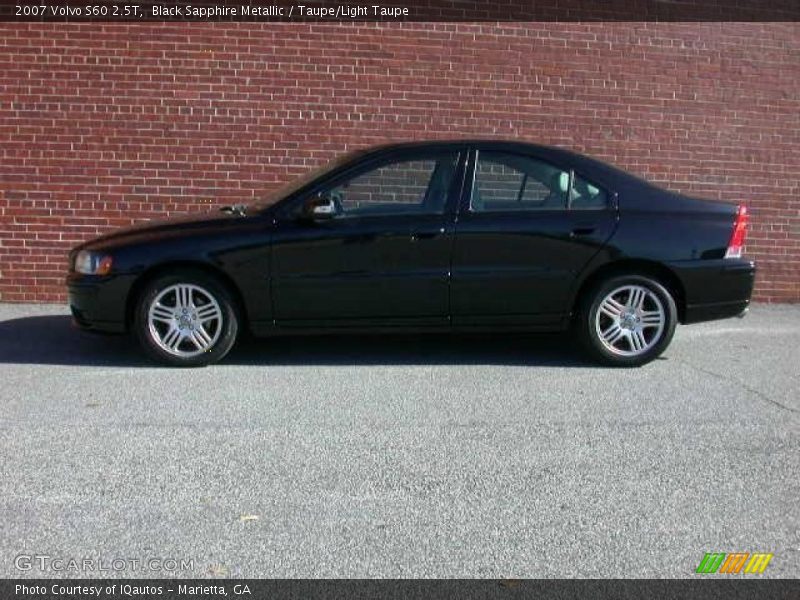 Black Sapphire Metallic / Taupe/Light Taupe 2007 Volvo S60 2.5T