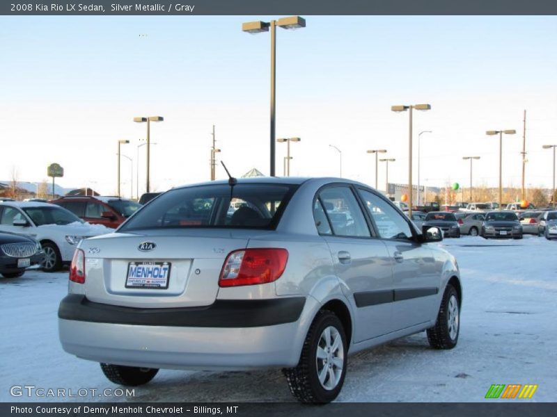 Silver Metallic / Gray 2008 Kia Rio LX Sedan