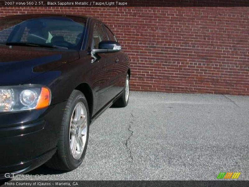 Black Sapphire Metallic / Taupe/Light Taupe 2007 Volvo S60 2.5T