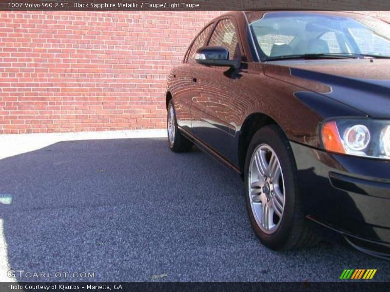 Black Sapphire Metallic / Taupe/Light Taupe 2007 Volvo S60 2.5T