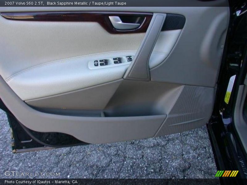 Black Sapphire Metallic / Taupe/Light Taupe 2007 Volvo S60 2.5T