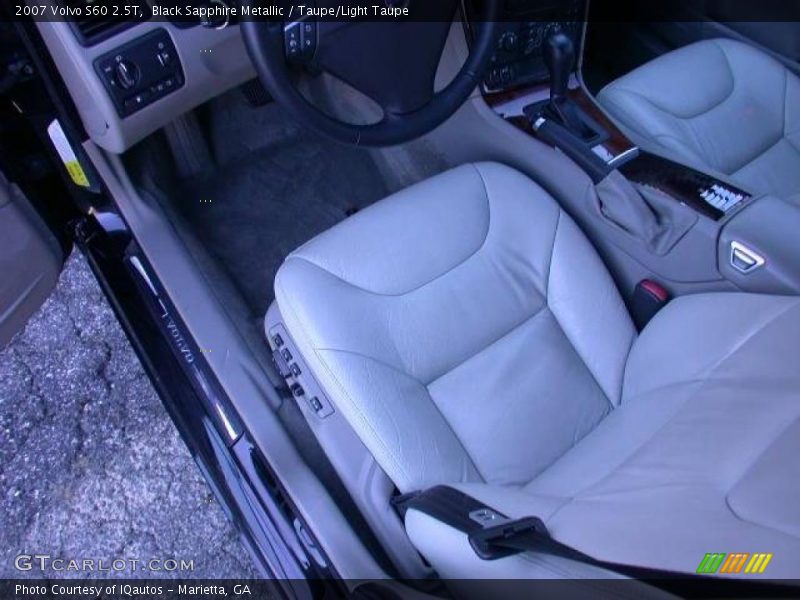 Black Sapphire Metallic / Taupe/Light Taupe 2007 Volvo S60 2.5T