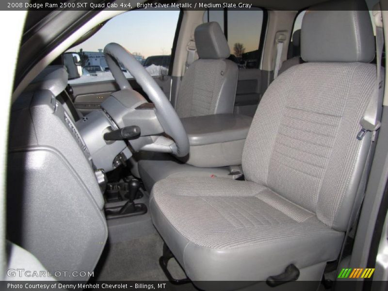 Bright Silver Metallic / Medium Slate Gray 2008 Dodge Ram 2500 SXT Quad Cab 4x4