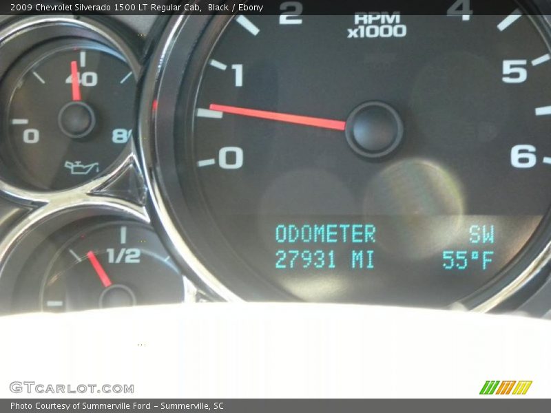 Black / Ebony 2009 Chevrolet Silverado 1500 LT Regular Cab