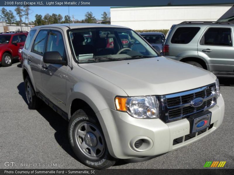 Light Sage Metallic / Stone 2008 Ford Escape XLS