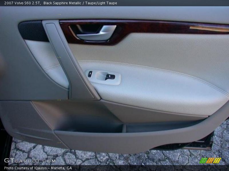 Black Sapphire Metallic / Taupe/Light Taupe 2007 Volvo S60 2.5T