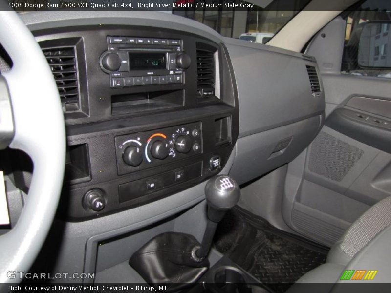 Bright Silver Metallic / Medium Slate Gray 2008 Dodge Ram 2500 SXT Quad Cab 4x4