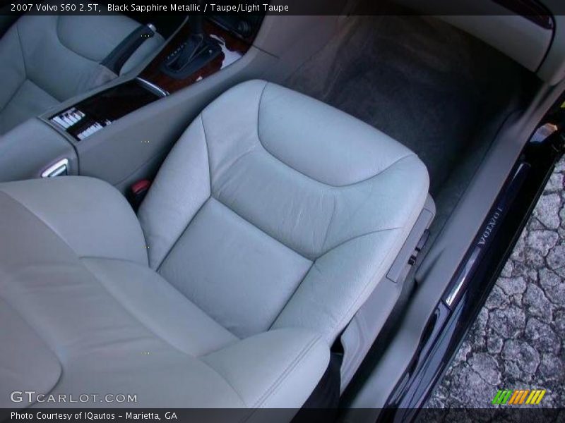 Black Sapphire Metallic / Taupe/Light Taupe 2007 Volvo S60 2.5T